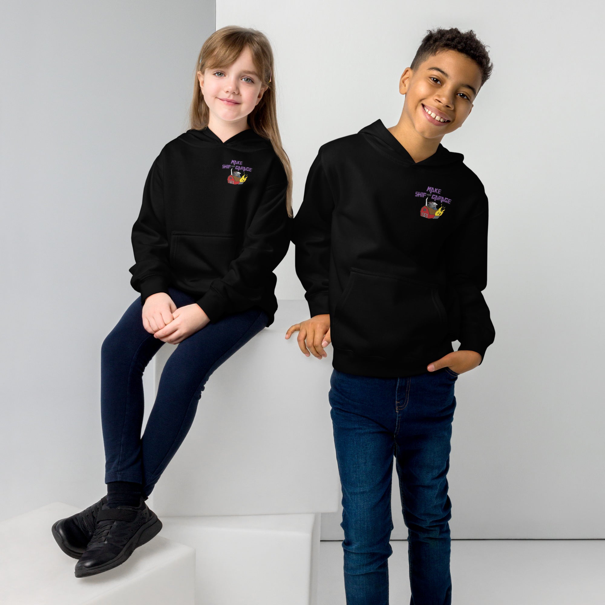 Kids MakeShiftGarage Barn hoodie